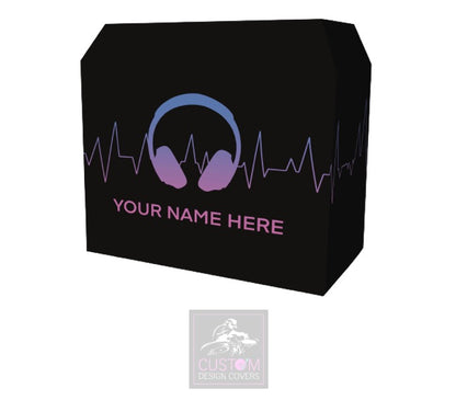 Headphones Custom Lycra DJ Booth Cover