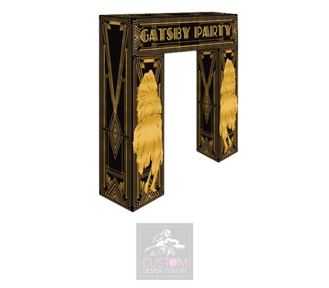 Gatsby Party Themed Event Arch Cover