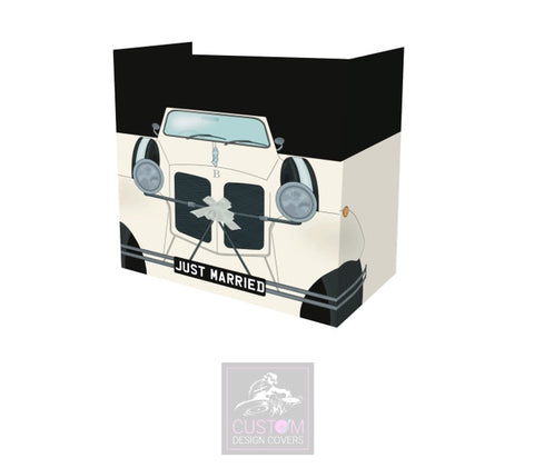 Cream Bentley (Just Married) Lycra DJ Booth Cover