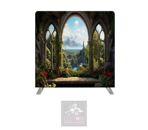 Mountain View Lycra Backdrop Cover (DOUBLE SIDED)