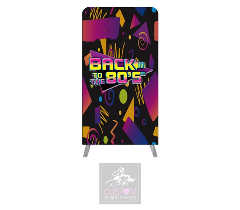 Back to the 80’s Themed Lycra Banner Cover - DOUBLE SIDED