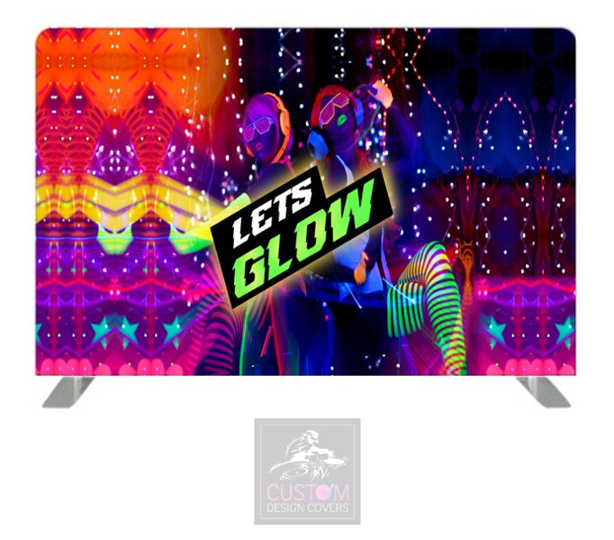 Let’s Glow Pillowcase Backdrop Cover