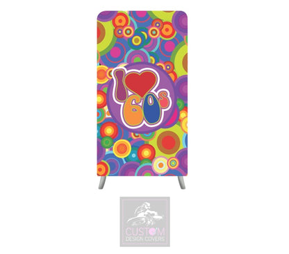 I Heart 60’s Themed Lycra Banner Cover