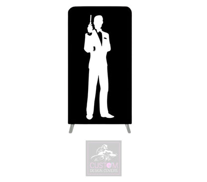 Secret Agent Themed Lycra Banner Cover