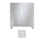 Grey Sparkle Effect Pillowcase Backdrop Cover