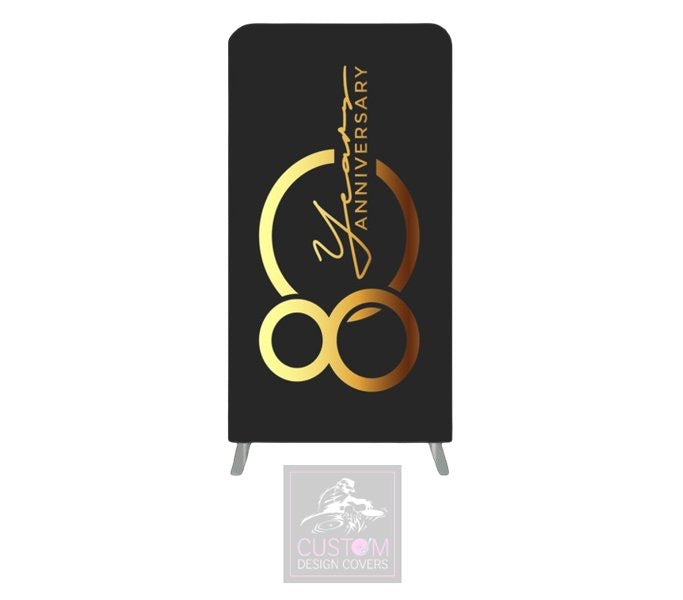 Anniversary Themed Lycra Banner Cover - DOUBLE SIDED