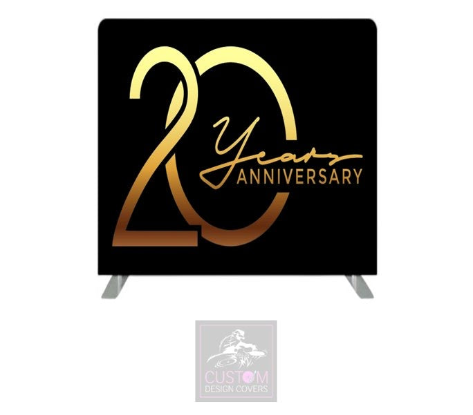 20th Anniversary Themed Lycra Backdrop Cover (DOUBLE SIDED)