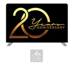 20th Anniversary Themed Lycra Backdrop Cover (DOUBLE SIDED)