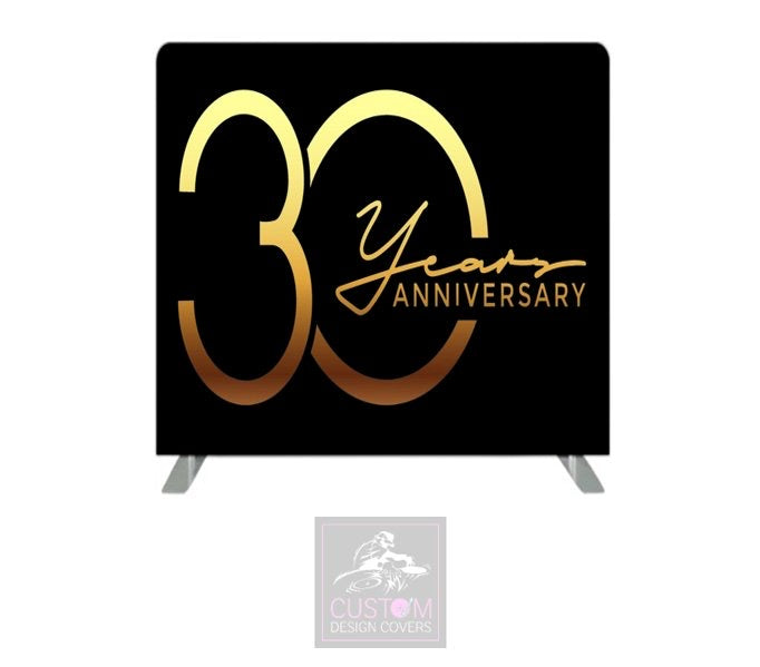 30th Anniversary Themed Lycra Backdrop Cover (DOUBLE SIDED)