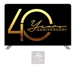 40th Anniversary Themed Lycra Backdrop Cover (DOUBLE SIDED)