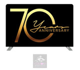 70th Anniversary Themed Lycra Backdrop Cover (DOUBLE SIDED)