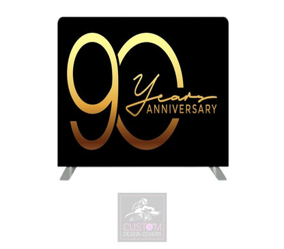 90th Anniversary Themed Lycra Backdrop Cover (DOUBLE SIDED)