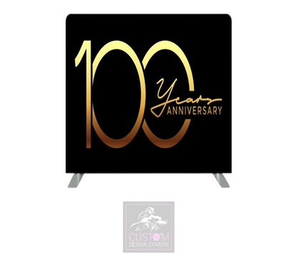 100th Anniversary Themed Lycra Backdrop Cover (DOUBLE SIDED)