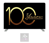 100th Anniversary Themed Lycra Backdrop Cover (DOUBLE SIDED)