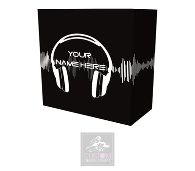 Headphones Custom DJ Lycra Booth Cover
