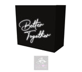 Neon Effect Better Together Lycra DJ Booth Cover