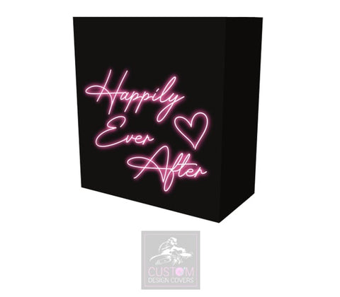 Neon Effect Happily Ever After Lycra DJ Booth Cover