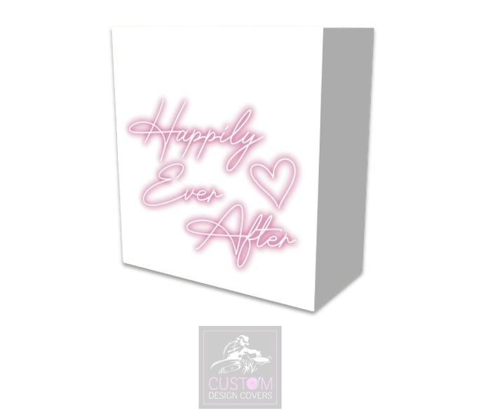 Neon Effect Happily Ever After Lycra DJ Booth Cover