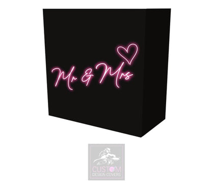 Neon Effect Mr & Mrs Lycra DJ Booth Cover