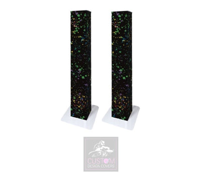 Splatter Effect Lycra Podium Covers (PAIR)