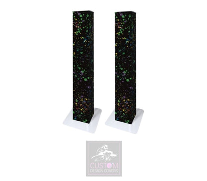 Splatter Effect Lycra Podium Covers (PAIR)