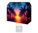 Sunset Palm Trees DJ Booth Cover -MKII