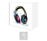 Headphones Effect Lycra DJ Booth Cover