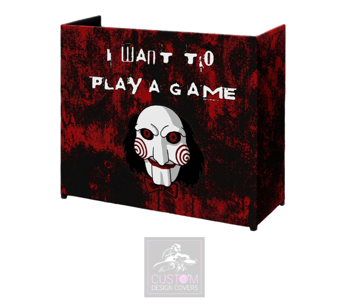 Halloween - I Want To Play A Game Lycra DJ Booth Cover