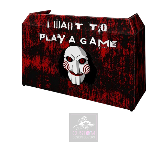 Halloween - I Want To Play A Game UV Lycra DJ Booth Cover