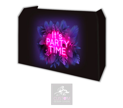 It's Party Time Lycra DJ Booth Cover