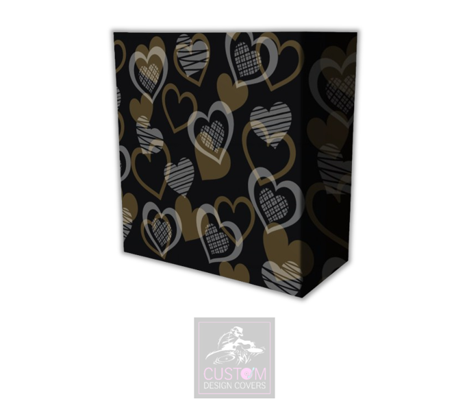 Just Hearts Lycra DJ Booth Cover 