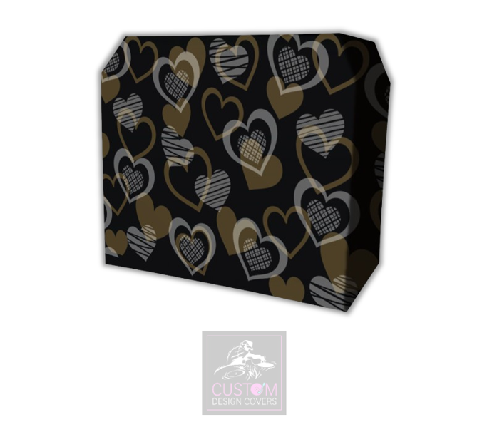 Just Hearts Lycra DJ Booth Cover 