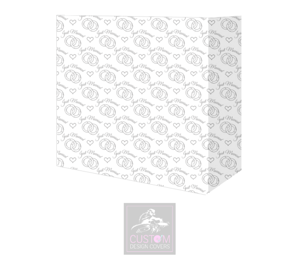 Just Married Booth Cover Combi