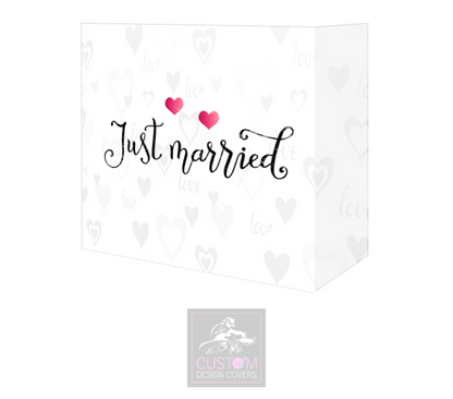 Just Married Booth Cover Combi