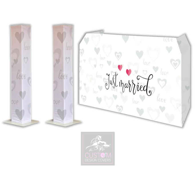 Just Married Lycra DJ Covers (PACKAGE BUNDLE)
