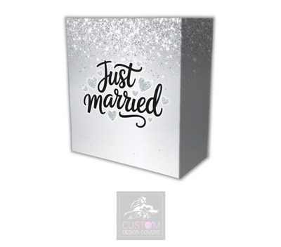 Just Married Lycra DJ Booth Cover
