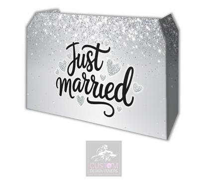 Just Married Lycra DJ Booth Cover