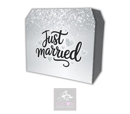 Just Married Lycra DJ Booth Cover