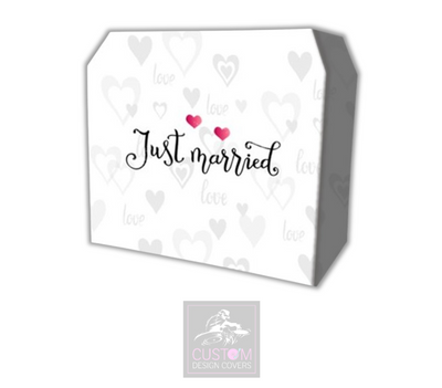 Just Married Lycra DJ Booth Cover