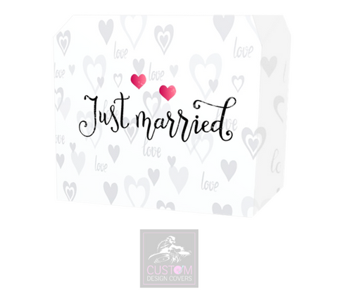 Just Married Lycra DJ Booth Cover