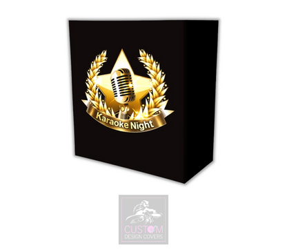 Karaoke Night Lycra DJ Booth Cover