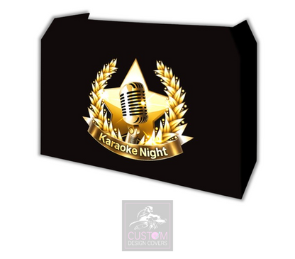 Karaoke Night Lycra DJ Booth Cover