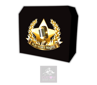 Karaoke Night Lycra DJ Booth Cover