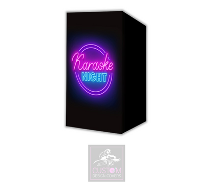 Karaoke Night Lycra DJ Booth Cover