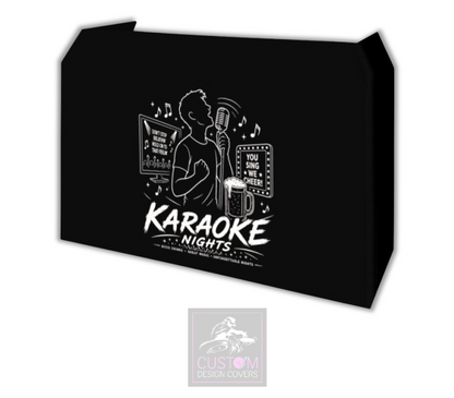 Karaoke Nights UV Lycra DJ Booth Cover
