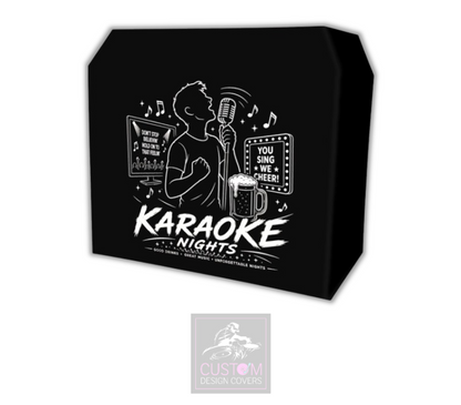 Karaoke Nights UV Lycra DJ Booth Cover