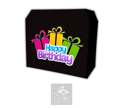 Kids Happy Birthday Lycra DJ Booth Cover