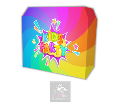 Multi-Coloured Kids Party Booth Cover - MKII