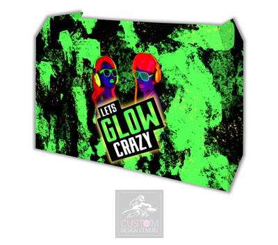 Lets Glow Crazy Lycra DJ Booth Cover