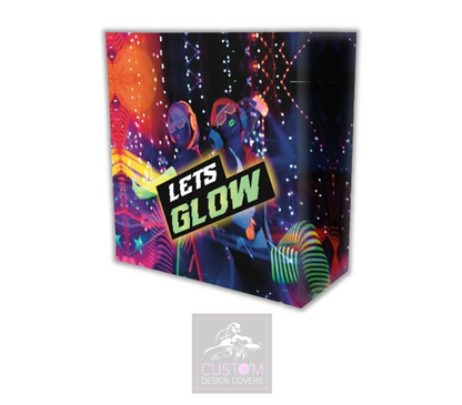 Let’s Glow Lycra DJ Booth Cover